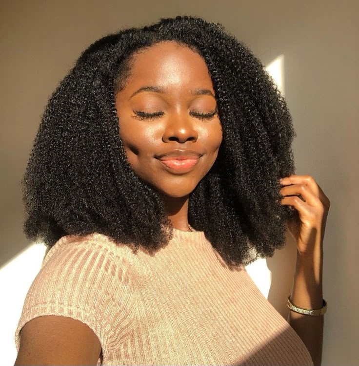 Peruca Afro Kinky Lace Front 40cm