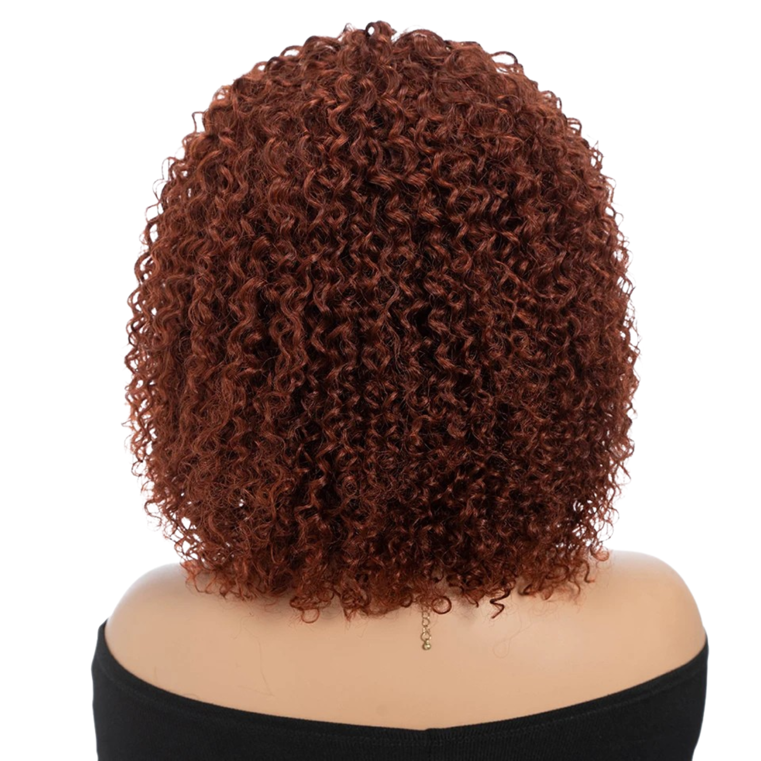 Peruca Curly Bob com Franja 30 cm