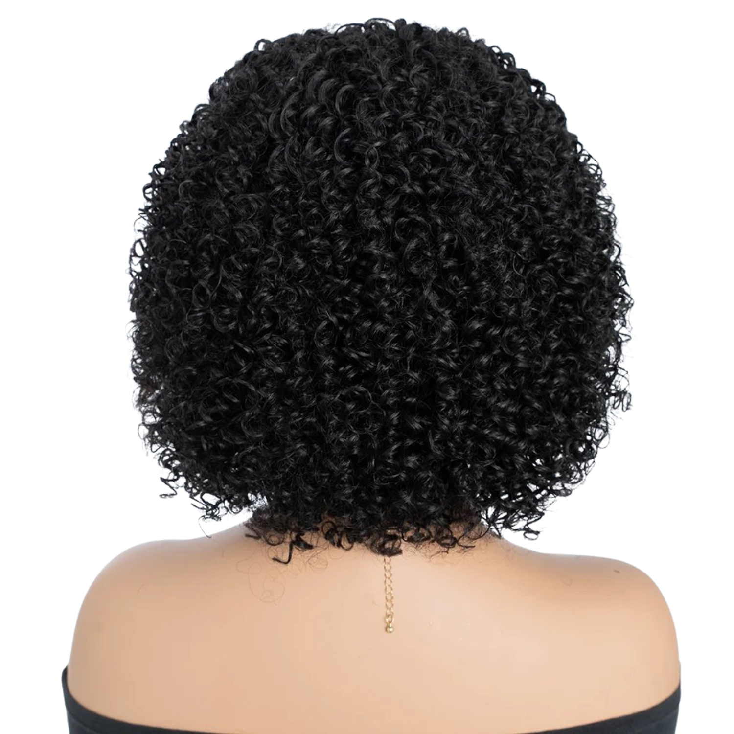 Peruca Curly Bob com Franja 30 cm