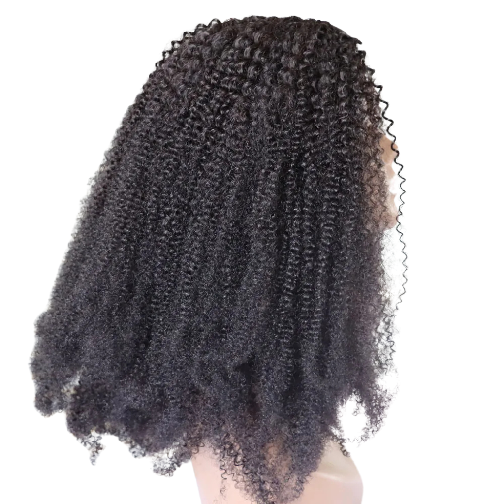 Peruca Afro Kinky U/V Part - Cabelo Humano 25 a 60 cm