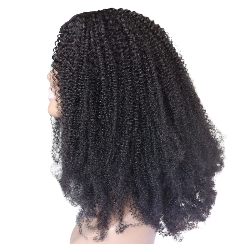 Peruca Afro Kinky U/V Part - Cabelo Humano 25 a 60 cm