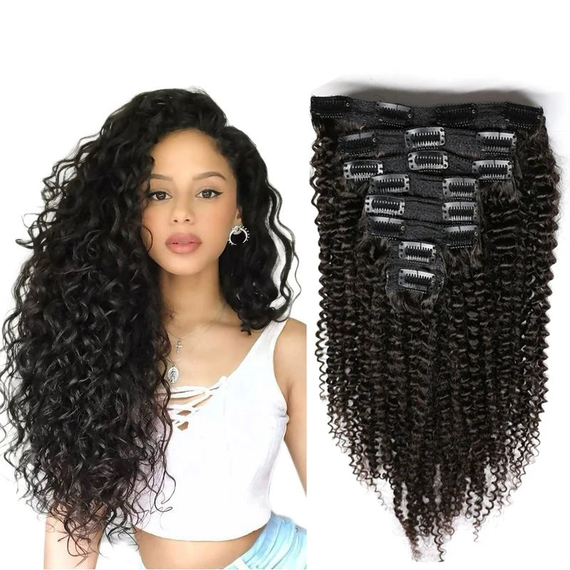 Cabelo Humano Deep Wave Tic-Tac, Comprimento de 40 a 60 cm e 120g, Ideal para Autoestima e Volume Natural | La Dandara