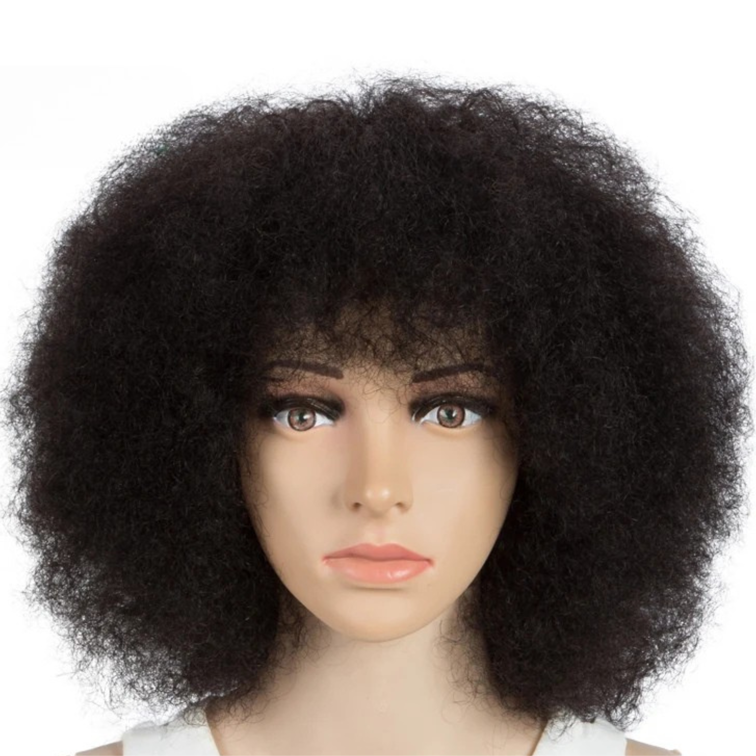 Peruca Afro Kinky 30 cm 150% Densidade