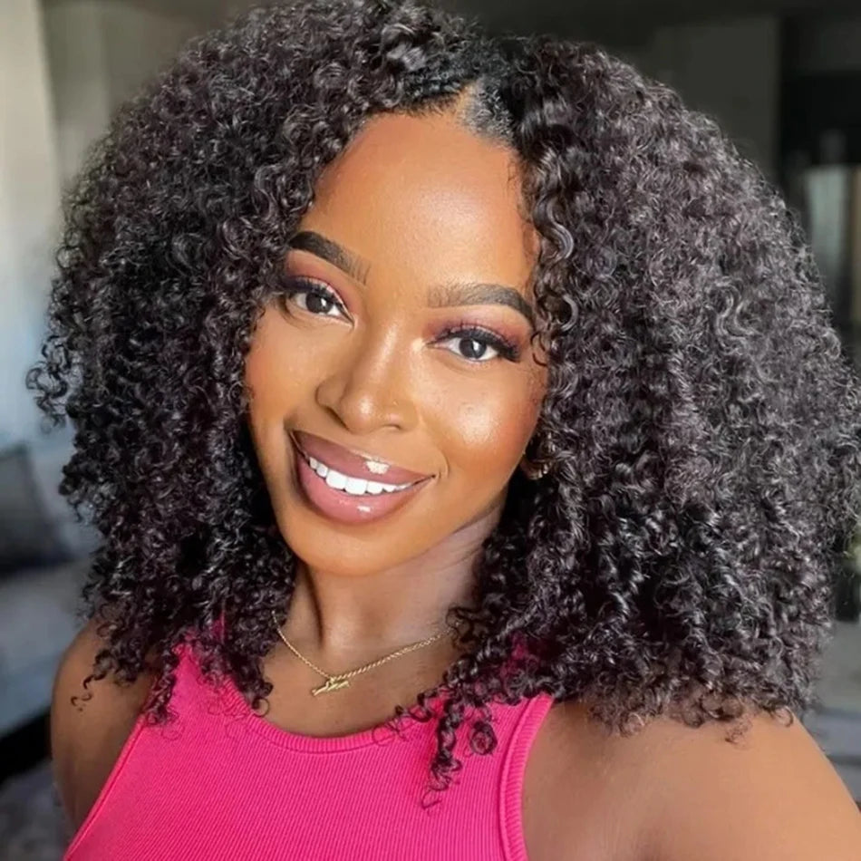 Peruca Curly U/V Parte - Cabelo Humano Brasileiro 45 a 70 cm