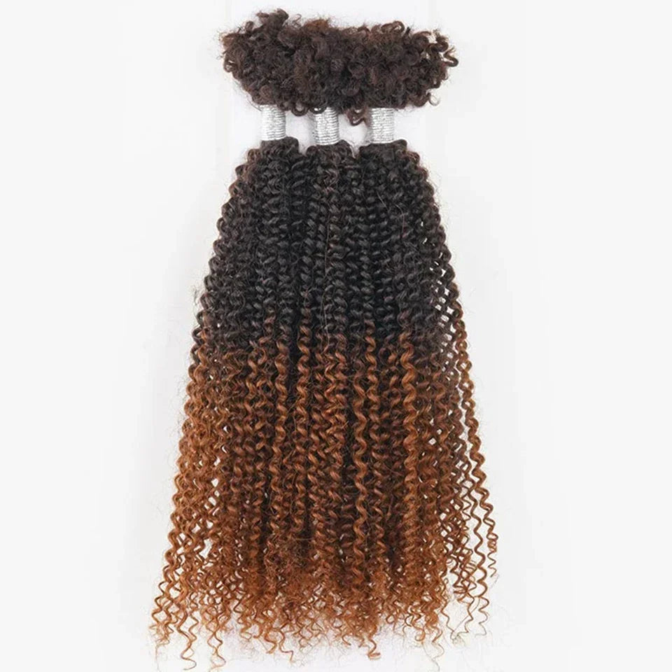 Cabelo Curly para Tranças Crochet Volumização 30 a 50 cm