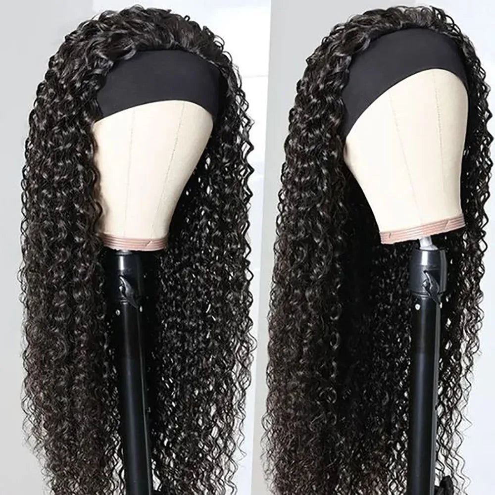  Peruca Faixa Curly 40 a 60 cm