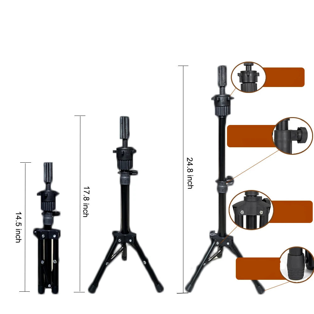 Suporte para Perucas com Cabeça Manequim