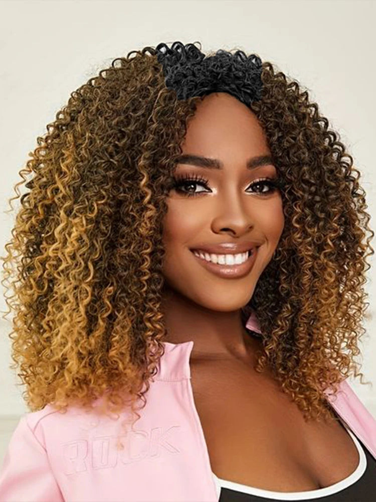 Cabelo Humano Afro Coily Tic-Tac Degradê 30 a 60 cm