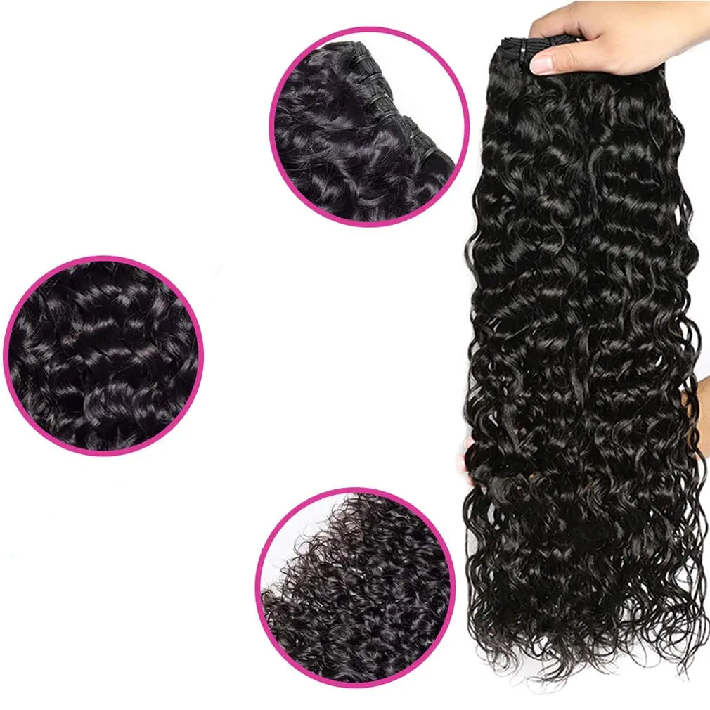 Cabelo Humano Tecimento Wavy 40 a 60 cm