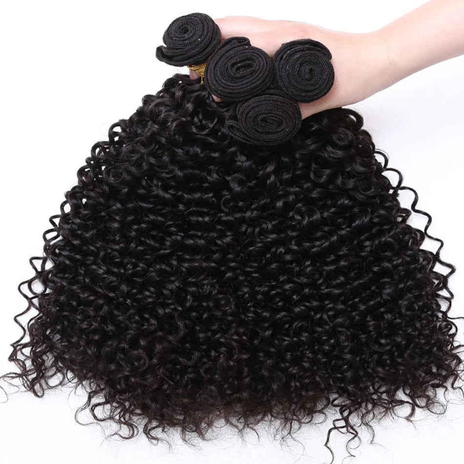 Extensões Coily - Cabelo Humano 20 a 40 cm Pacote com 3