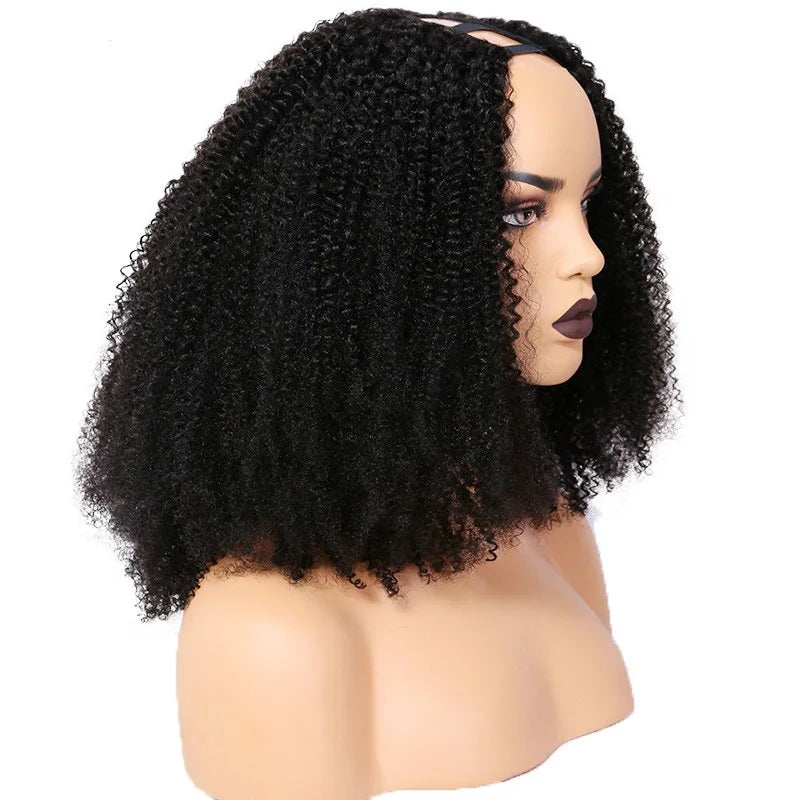 Peruca Curly U Part - Cabelo Humano Brasileiro 45 a 70 cm