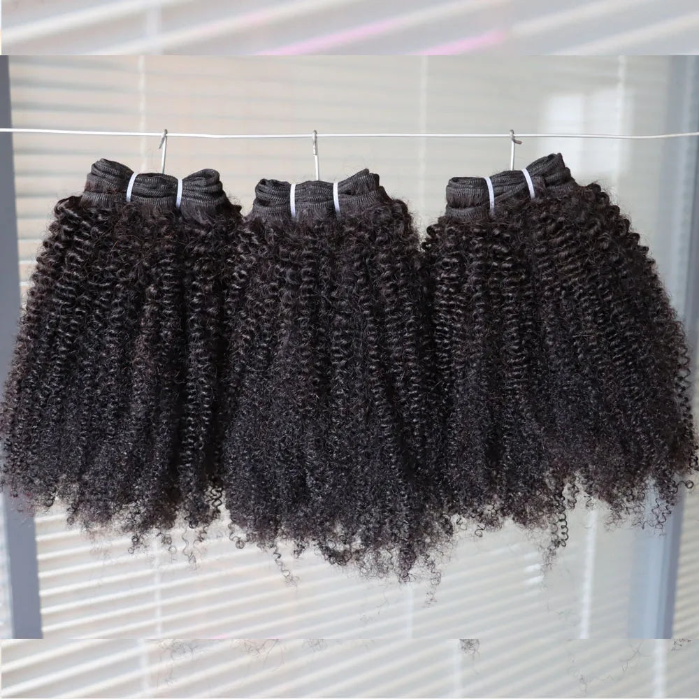 Cabelo Kinky com Tecimento 25 a 55cm