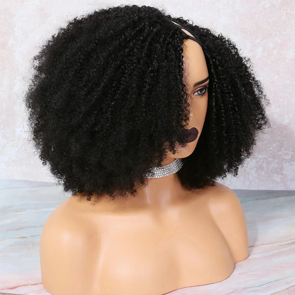 Peruca Afro Kinky U/V Part 180% 40cm - 60 cm